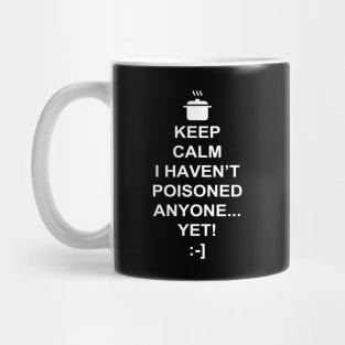 Funny Cook Chef Keep Calm Cooking Meme Mug